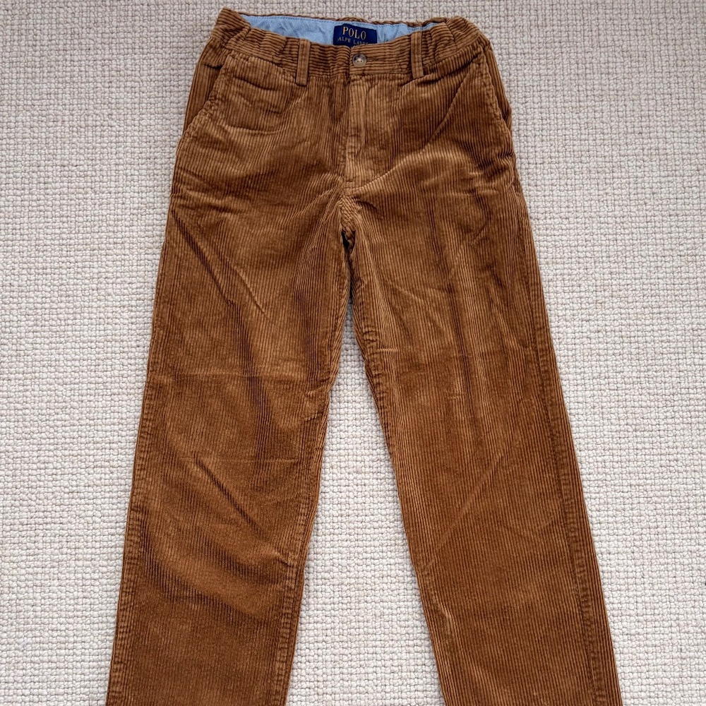 Ralph Lauren Boys Wide Whale Corduroy Pants (12)